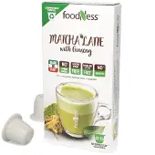 Foodness | Matcha Latte com Ginseng - 10 kapslar till Nespresso