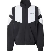 Adidas Övergångsjacka 'BLOCKED TRACK' svart / vit