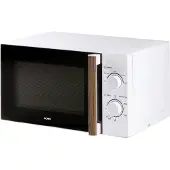 Domo DO2720 Mikrovågsugn Vit, Trä 700 W Timerfunktion