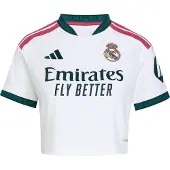 Adidas Real Madrid 26/27 Cropped Hemma T-shirt Med Kort ärm För Dam