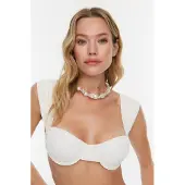 Trendyol Bikiniöverdel naturvit