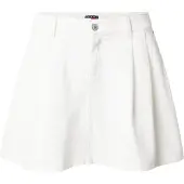 Tommy Hilfiger Tommy Jeans Textured Twill Pleated Flared Mini Skirt
