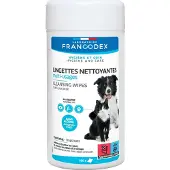 Francodex vårdande våtservetter för hund och katt - 80 st