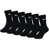Nike Strumpor - Dämpad - Dri-Fit - 6-pack - Svart - - 27/35 - Strumpor