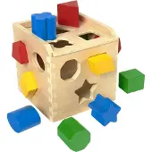 Melissa & Doug MND Wooden Shape Sorting Cube