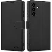 Tech-Protect Samsung Galaxy A57 plånboksfodral med magnet och stativ - Svart