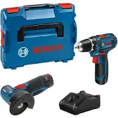 Bosch Professional Gsr 12v-15 Gws12v-76 2x2.0ah Gal12v-40 Elektrisk Skruvmejsel