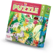 Crocodile Creek Pussel - 60 Delar - Magical Friends - - One Size - Pussel