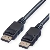 Value DisplayPort Anslutningskabel DisplayPort-kontakt, DisplayPort-kontakt 2.00 m Svart 11.99.5762 Skärmad DisplayPort-kabel