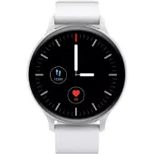 Canyon SW-68 - Metall - smart klocka med rem - silikon - display 1.28 - 64 MB - Bluetooth - 50.6 g - vit