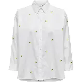 ONLY Blus 'ONLNew Lina' gul / grön / vit