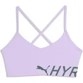 Puma Women's Purple Hyrox Strappy Pwrmode Sports Bra, Size M