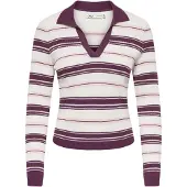 ONLY Tröja 'ONLKaya' mauve / rosa / rödviolett / vit
