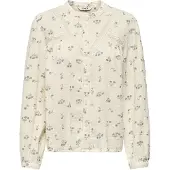 ONLY Skjortor ONLLARI L/S FLOWER kvinnor - Vit - EU S