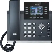 Yealink SIP-T44W - VoIP-telefon med nummerpresentation/samtal väntar - 5-vägs samtalsförmåg - SIP over TLS, RTCP-XR, VQ-RTCPXR, SIP, SIP v2, SRTP, ICE - 12 linjer - klassiskt grå