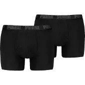 Puma Boxershorts - 2-pack - Everyday Basic - Svart/Phantom - - S - Small - Boxershorts