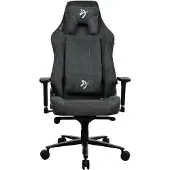 AROZZI Vernazza Extra Large - Stol - ergonomisk - armstöd - T-formad - lutning - svängtapp - metall, aluminium, mjukt tyg - mörkgrå