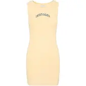 Calvin Klein Jeans Ribbed Embroidered Logo Tank Dress