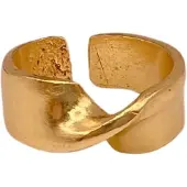 Les Reines Ring 'Golden Arc Ring' guld