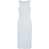 Calvin Klein Ribbed Cotton Midi Tank Dress