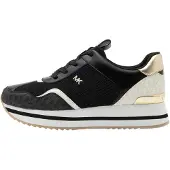 Michael Kors Låg sneaker 'RAINA' elfenben / mörkbeige / guld / svart
