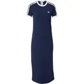 Adidas Originals Klänning '3-Stripes Dress' blå / vit