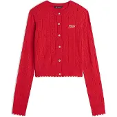 Tommy Hilfiger Tommy Jeans Slim Pointelle Flag Cardigan