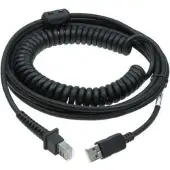 Datalogic - USB-kabel - 5 m - lindad - svart