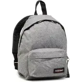 Eastpak Ryggsäck 'Orbit' gråmelerad / karminröd / svart / vit