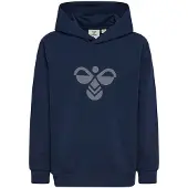 Hummel Hoodie - HmlJR Reg Tukas - Dress Blues/Flint Stone - - 13-14 år (158-164) - Hoodie
