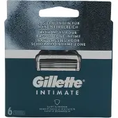 Gillette INTIMATE, Män, , Gjuten aluminium, Svart, 6 styck