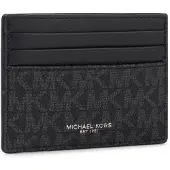Michael Kors för män. 39F9LGYD2B Greyson Stor korthållare med logotyper svart (OSFA), Casual, Presenning