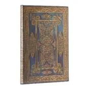 Blue Luxe (Luxe Design) Grande Unlined Hardback Journal (Elastic Band Closure)