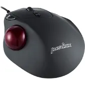 Perixx PERIMICE-517 - Mus - ergonomisk - högerhänt - laser - 7 knappar - kabelansluten - USB - svart