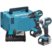 Makita DLX2535TJ 18V LXT batteridrivet verktygssats