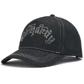 Ed Hardy Diamante Gothic Trucker Cap, svart