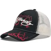 Ed Hardy 1971 Logo Trucker Cap, svart