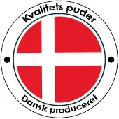 Norvigroup Kudde med myskdun - Fejø "Låg" kudde - 60x63 cm - 3 kammare - Quilts Of Denmark