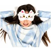Relaxeazzz Maneki Neko rese-höskudde och ögonmask