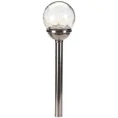 SMART GARDEN Solcellslampa dekoration Firefly Opal, Svart, Rostfritt stål, Modern, Solcellslampa
