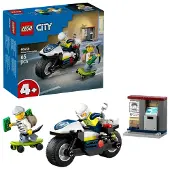 LEGO City - Polisens motorcykeljakt 60455 - 65 Delar - - One Size - Klossar