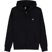 Element Icon Embroidery Hoodie med Dragkedja flint black Storlek M