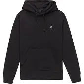 Element - Sweatshirts - Icon Embroidery Hooded Sweatshirt Flint Black för UnisexBomull - Storlek XL - Svart