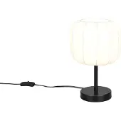 TRIO Japandi Bordslampa Svart med Vit - Madleine