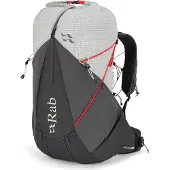 Rab - Trekkingryggsäckar - Muon 40 Pewter/Graphene för Unisex - Grå
