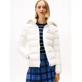 Tommy Hilfiger Tommy Jeans Faux Fur Hood Slim Down Jacket