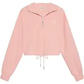 Calvin Klein Monologo Terry Cropped Hoodie