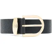 Armani Exchange för kvinnor. XW002619AF22693UC001 Tungbälte svart (90cm), Casual, Hud