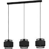 Eglo BAZELY LANGBORD 3xE27 990 svart/vit
