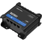 Teltonika RUT951 - Trådlös router - WWAN 3-ports-switch 2,4 GHz - 3G, 4G - DIN-skenmonterbar, bordsmonterbar, väggmonterbar